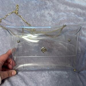 Kendra Scott clear crossbody shoulder bag